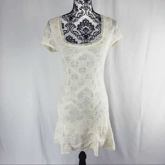 Free People Daisy Godet Lace Dress - Picture 2 of 8